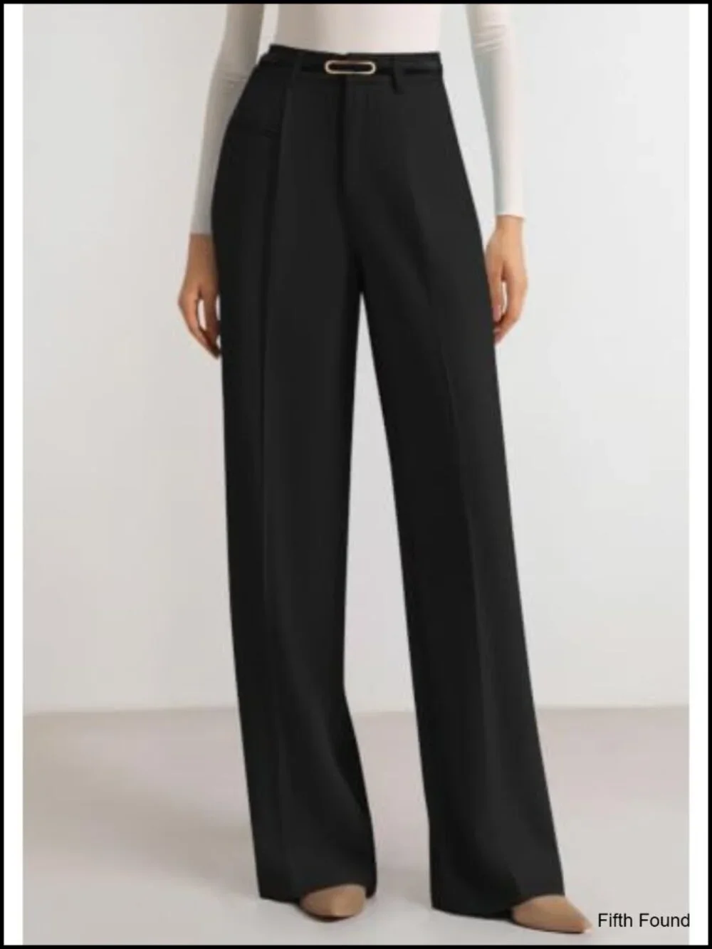 Wide Leg Dress Pants Business Casual Flowy Work Palazzo High Waisted Trousers